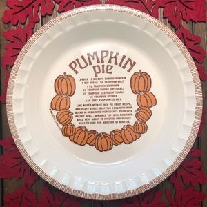 VTG China Co Country Harvest Ceramic Pumpkin Pie